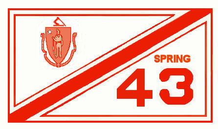 (image for) 1943 Massachusetts SPRING INSPECTION Sticker